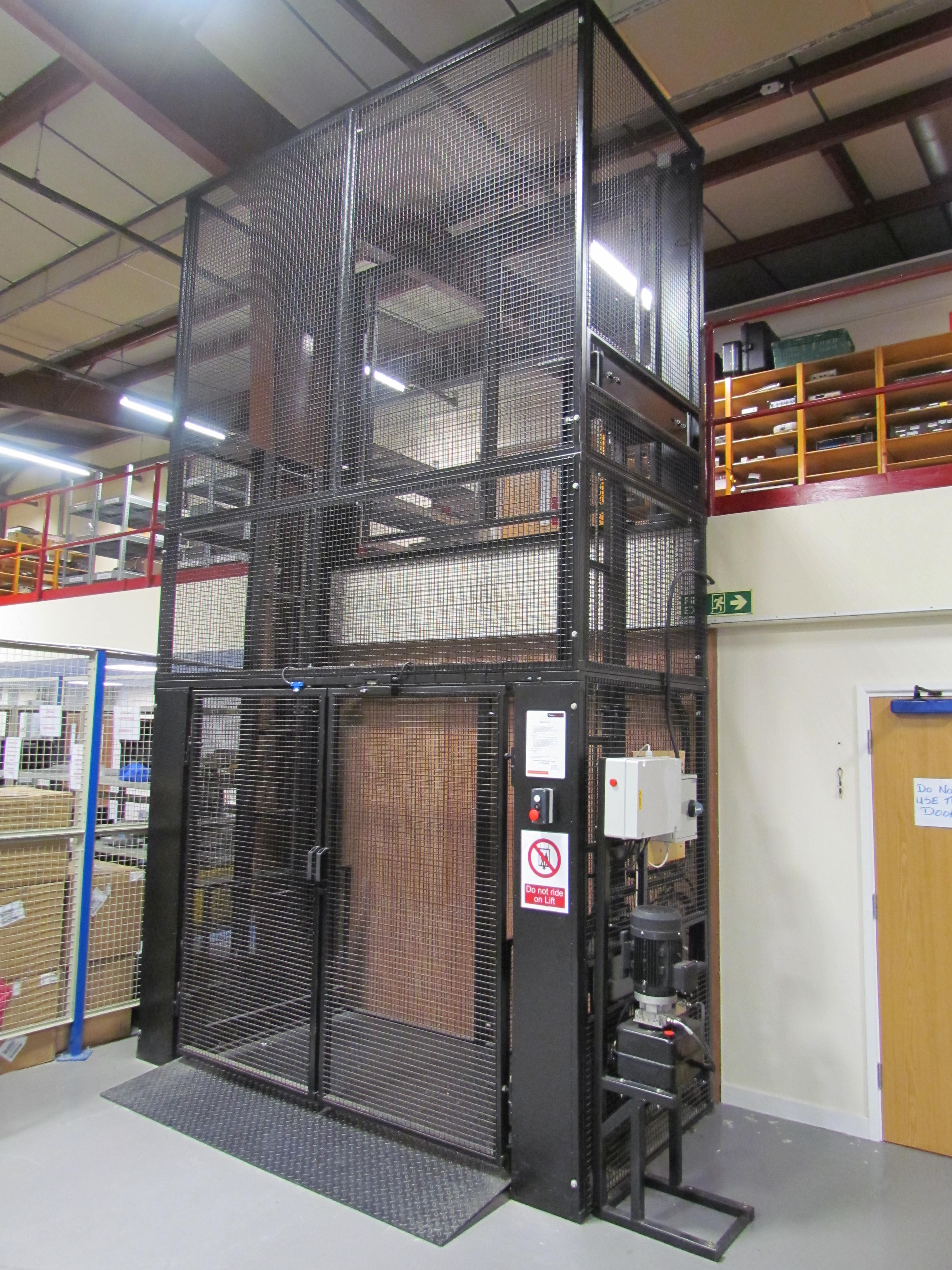 Mezzanine Goods Lift